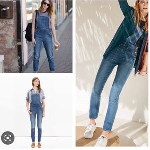 Madewell Skinny Overalls